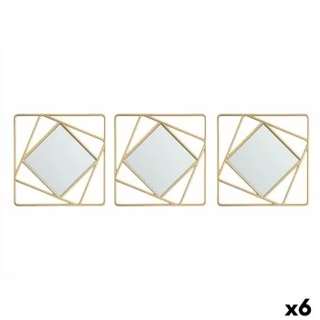 Mirror Set Squared Abstract Golden polypropylene 78 x 26...