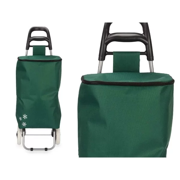 Shopping cart Thermal lining Green 32 L 86 x 10,5 x 35,5 cm (6 Units)