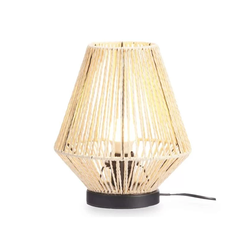Desk lamp Pyramid 40 W Rope Brown Black 23 x 26...