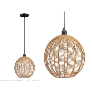 Ceiling Light Rope Brown Black 60 W 220 -240 V 28 x 35 x... 2