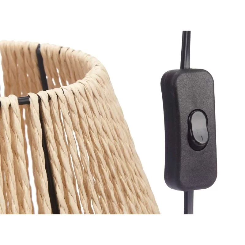 Desk lamp 40 W Rope Brown Black 17,5 x 37 x...
