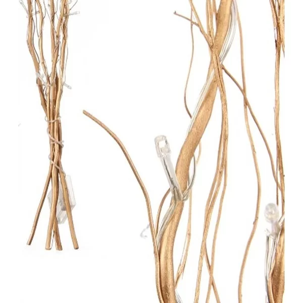 Bouquets LED Light Golden 20 x 90 x 6 cm (12 Units)