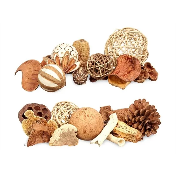 Decorative Potpourri White Brown Red 14 x 30,5 x 14 cm (6 Units)