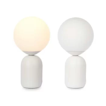 Desk lamp Ball 40 W White Ceramic 15 x 28,5 x 15 cm (4... 2