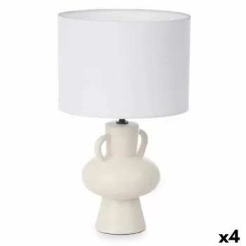 Desk lamp Vase 40 W White Ceramic 24 x 39,7 x 24 cm (4...