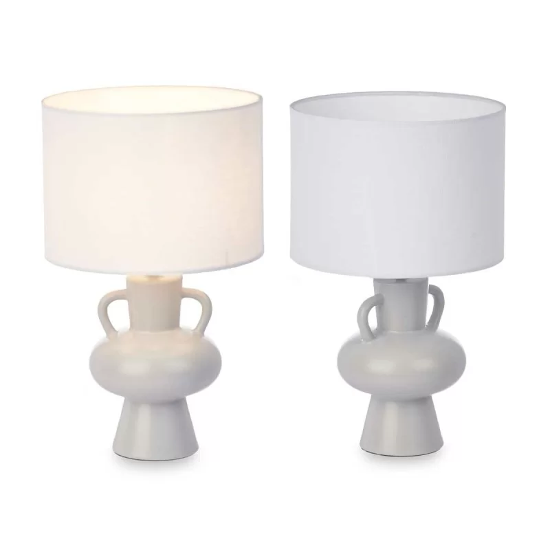 Desk lamp Vase 40 W Grey Ceramic 24 x 39,7 x 24...