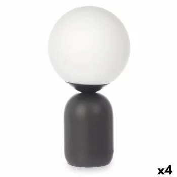 Desk lamp Ball 40 W White Black Ceramic 15 x 28,5 x 15 cm...