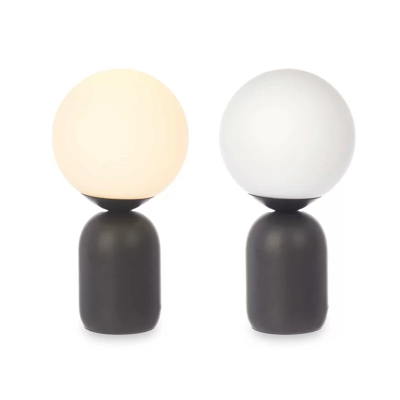 Desk lamp Ball 40 W White Black Ceramic 15 x...