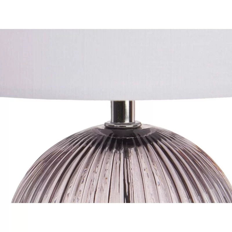 Desk lamp Stripes 40 W Grey Crystal 25,5 x 43,5...