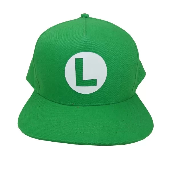 Unisex hat Super Mario Luigi Badge 58 cm Green One size
