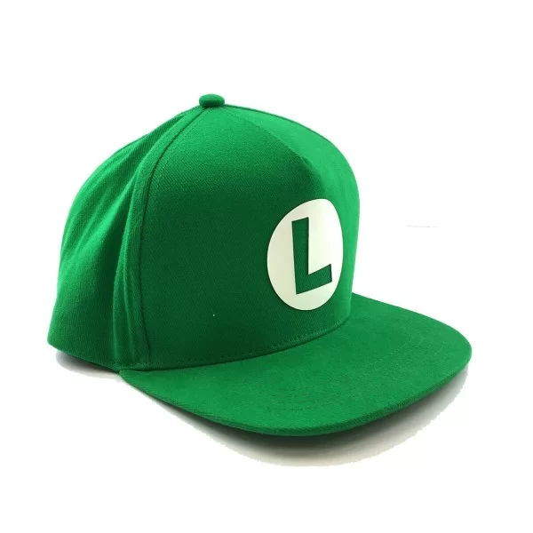 Unisex hat Super Mario Luigi Badge 58 cm Green One size