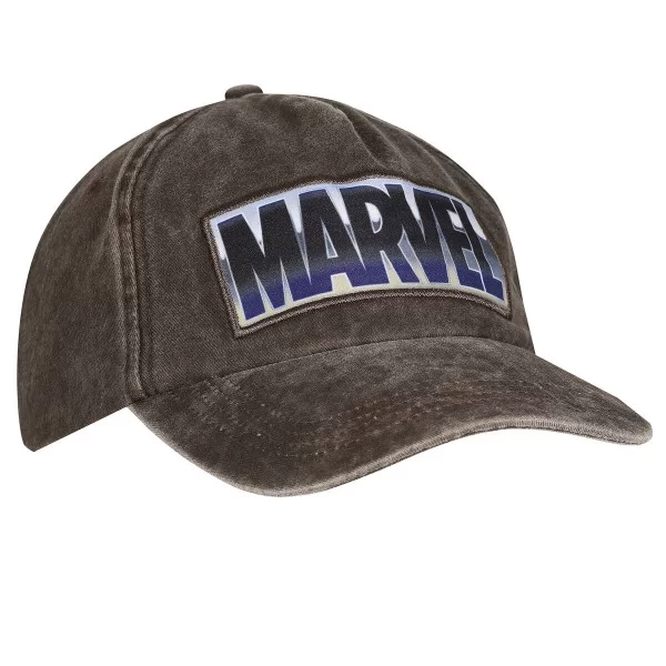 Unisex hat Marvel Vintage Wash Logo 58 cm Grey One size