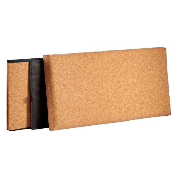 Decorative box Foldable Brown Cork MDF Wood 36 x 36 x 72 cm (4 Units)