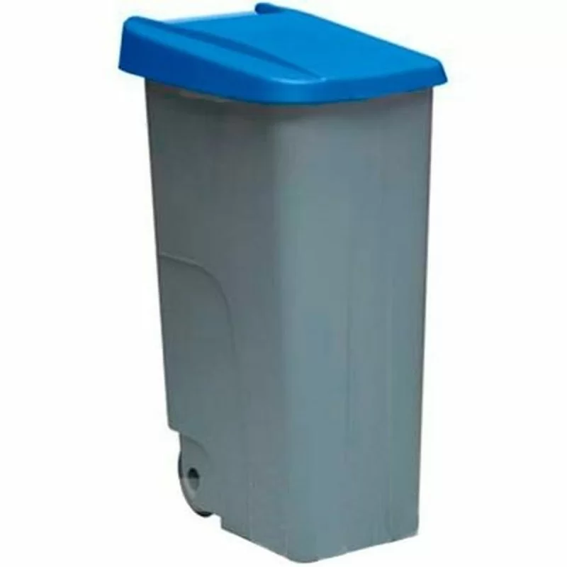 Dustbin with Wheels Denox 110 L Blue 58 x 41 x...
