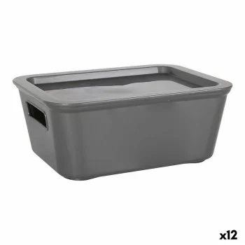 Storage Box with Lid Bella 17,9 x 13,9 x 7,2 cm (12...
