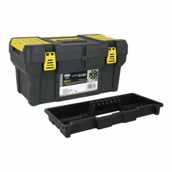 Toolbox Dem Brico Yellow Black 49 x 26,5 x 25,5 cm (3 Units) 2