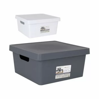 Storage Box with Lid Confortime 10 L With lid Squared (6... 2