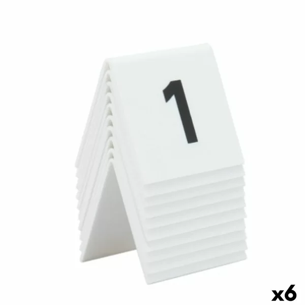 Sign Securit Tablecloth Numbers 1-10 10 Pieces (6 Units)