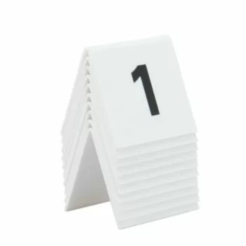 Sign Securit Tablecloth Numbers 1-10 10 Pieces (6 Units) 2