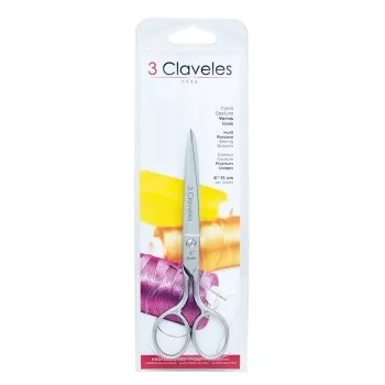 Sewing Scissors 3 Claveles 6" 2
