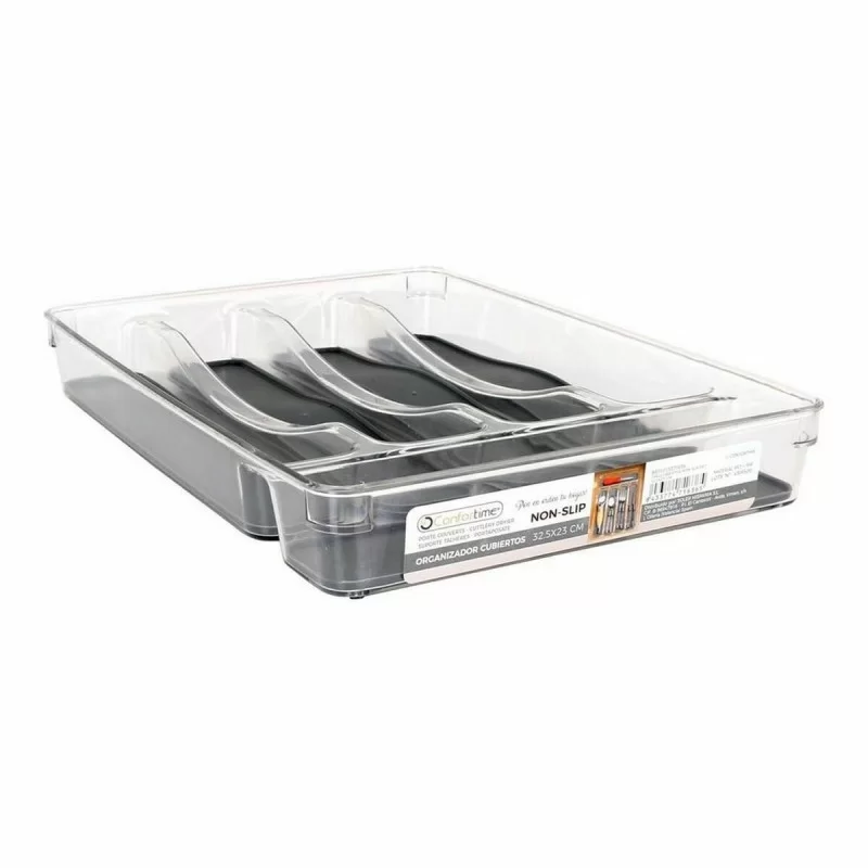 Cutlery Organiser Confortime Non Slip Pet 32,5...
