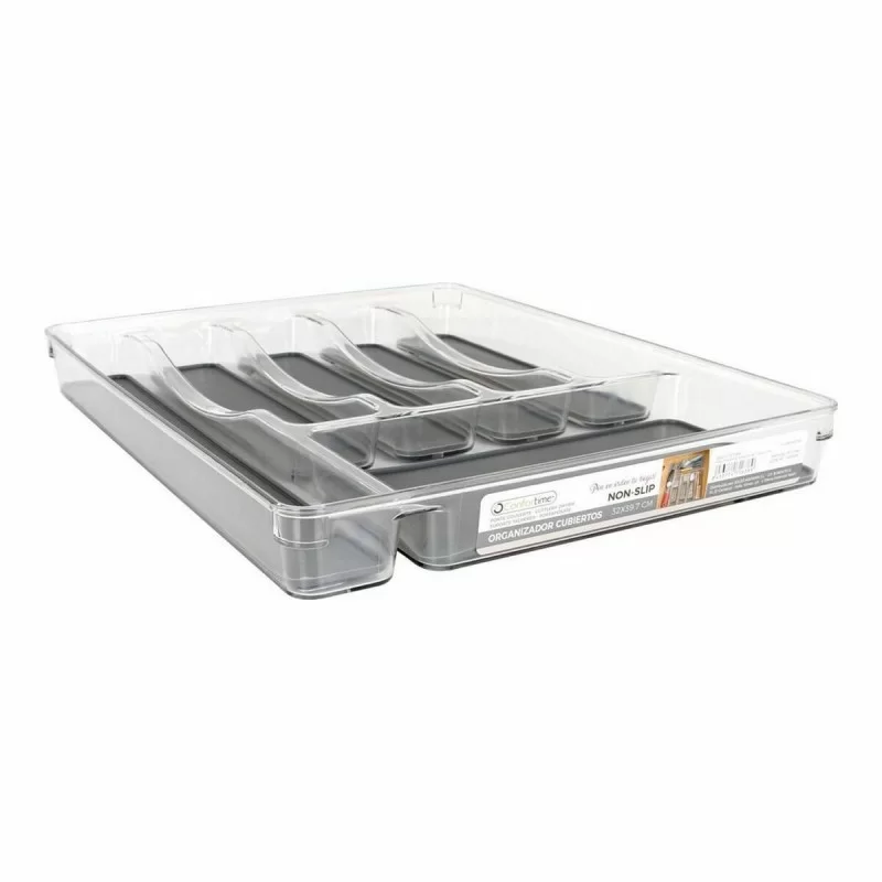 Cutlery Organiser Confortime Non Slip Pet 32 x...