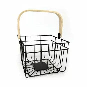 Multi-purpose basket Quttin Rustic 4 mm 28 x 26,5 x 22 cm... 2