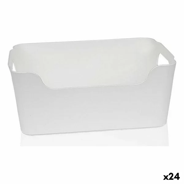Multi-use Box Dem White 19 x 14 x 8 cm (24 Units)