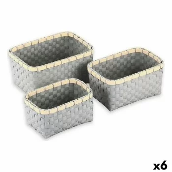 Basket set Confortime 3 Pieces Rectangular (3 Pieces) (6...