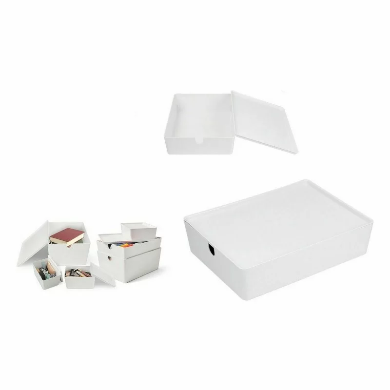 Stackable Organising Box Confortime With lid 35...