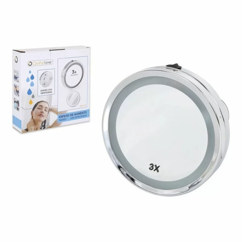 Magnifying Mirror Confortime LED 15 x 3 x 15 cm...