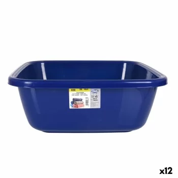 Washing-up Bowl Dem Eco Blue 20 L Squared 44 x 44 x 17 cm...