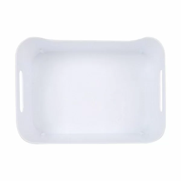 Multi-purpose basket Dem White 19 x 13,5 x 8 cm (24 Units)