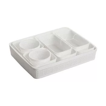 Basket set Dem 9 Pieces Plastic (8 Units) 2