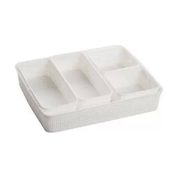 Basket set Dem Plastic 5 Pieces (8 Units) 2