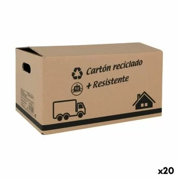 Storage Box with Lid Confortime Cardboard 40 X 25 X 20 cm...