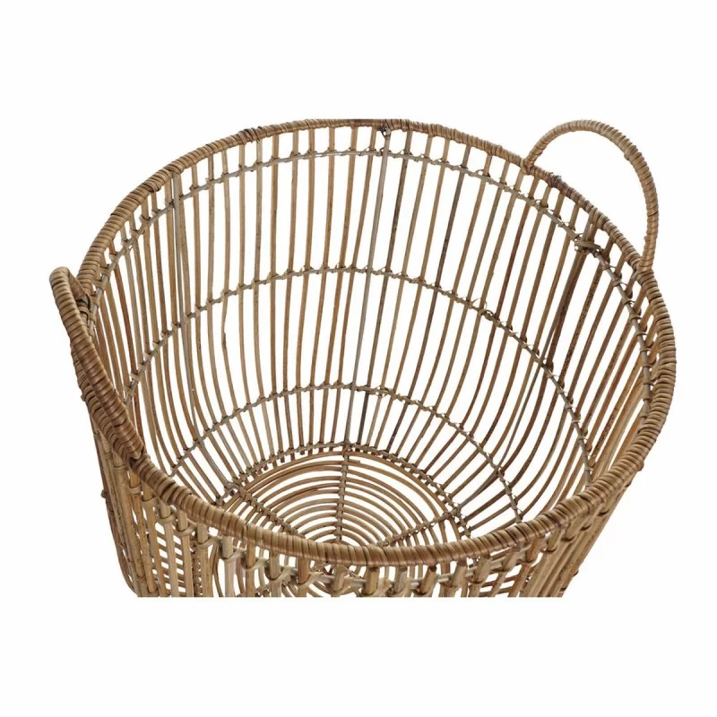 Basket set DKD Home Decor Rattan (40 x 40 x...