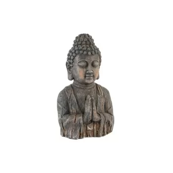 Decorative Figure DKD Home Decor Fibreglass Grey Buddha...