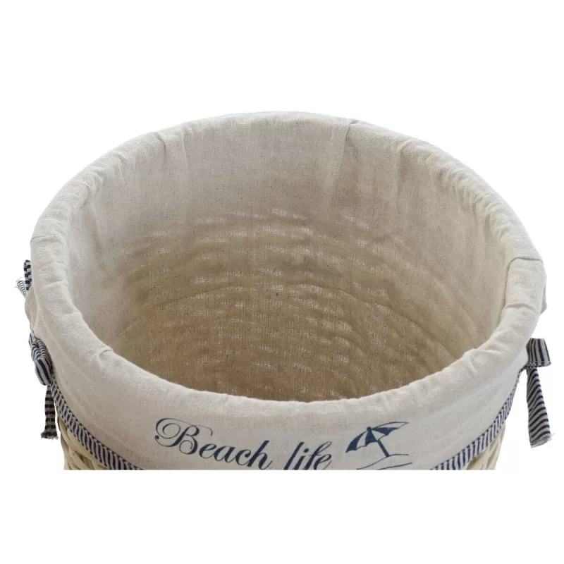 Basket set DKD Home Decor 47 x 47 x 56 cm Beige...