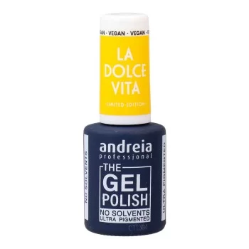 Gel nail polish Andreia La Dolce Vita DV4 Canary Yellow...