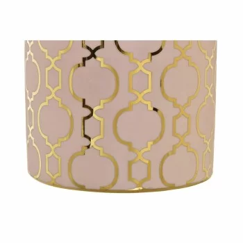 Vase DKD Home Decor Porcelain Pink Golden Oriental (17 x... 2