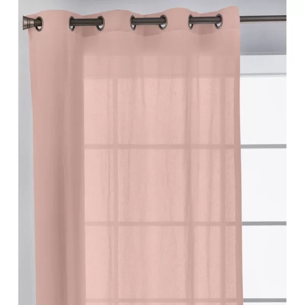 Curtain Naturals Pink 140 x 260 cm