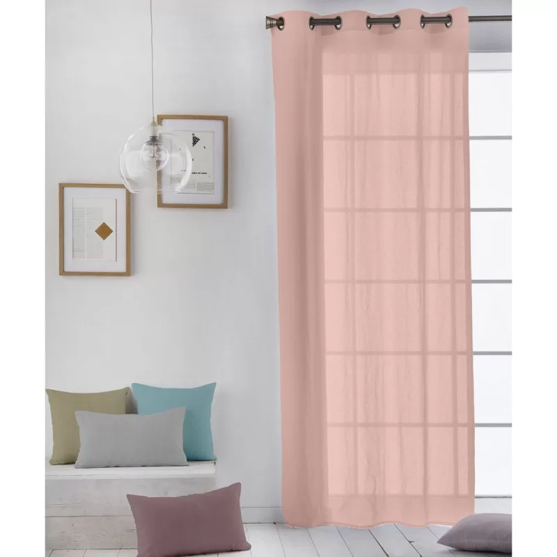 Curtain Naturals Pink 140 x 260 cm