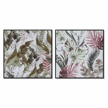 Painting DKD Home Decor 82,5 x 4,5 x 82,5 cm Tropical...