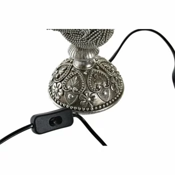 Desk lamp DKD Home Decor Silver Golden Resin 220 V 50 W... 2