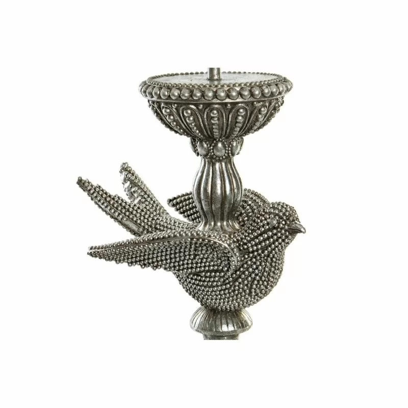 Desk lamp DKD Home Decor Silver Golden Resin...