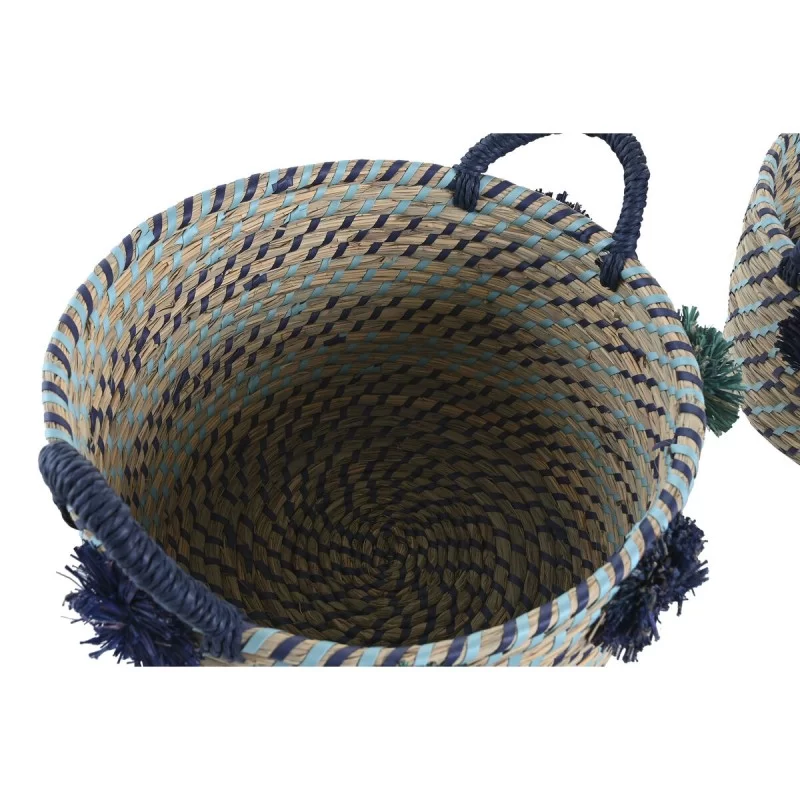 Basket set DKD Home Decor 46 x 44 x 34 cm...