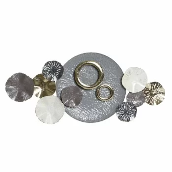 Wall Decoration DKD Home Decor Grey Golden Metal (134.6 x...