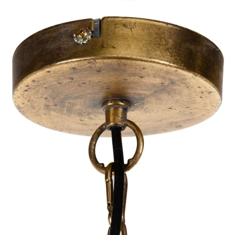 Ceiling Light 50 x 50 x 65 cm Golden Metal