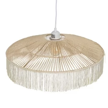 Ceiling Light Beige Paper Iron 220-240 V 50,5 x 50,5 x 17 cm 2